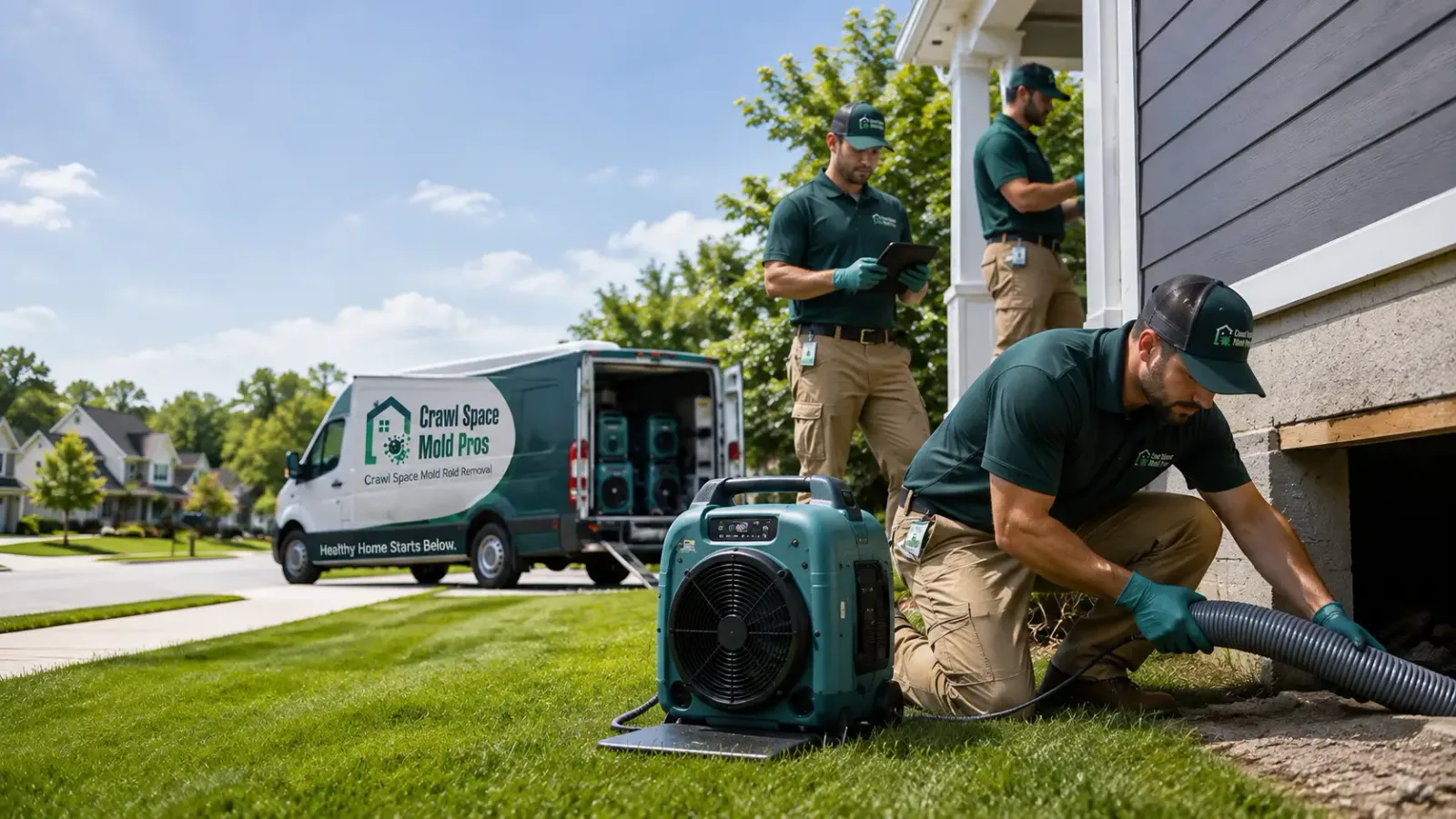 Crawl Space Mold Removal in Newark, MO